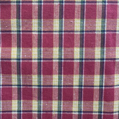 Nappe rectangulaire madras lin 140 x 240 cm